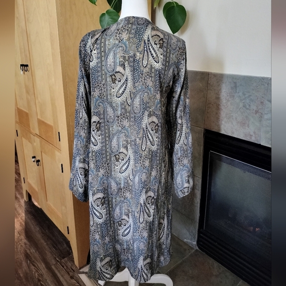 Vintage APNY Paisley Open Front Cardigan - Picture 3 of 3